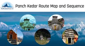 Panch Kedar Route Map and Sequence