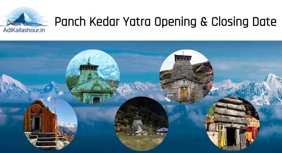Panch Kedar Yatra Opening and Closing Date
